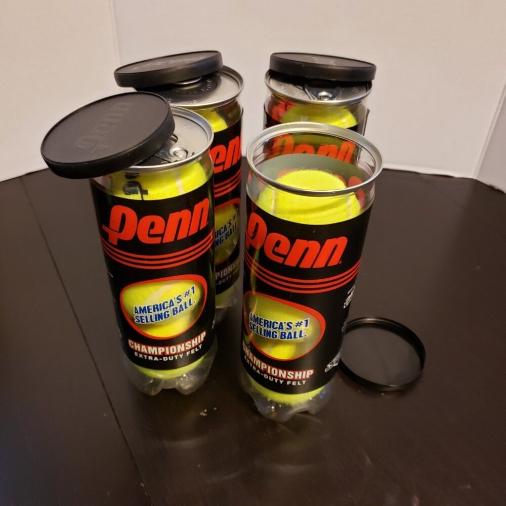 Penn Tennis balls 3 sealed 1 open